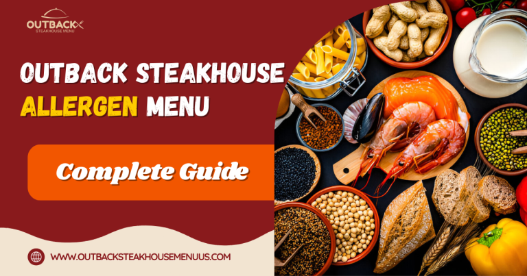 Outback Allergen Menu – Eat Safe & Enjoy Your Meal 2 Outback Steakhouse Gluten Free Menu