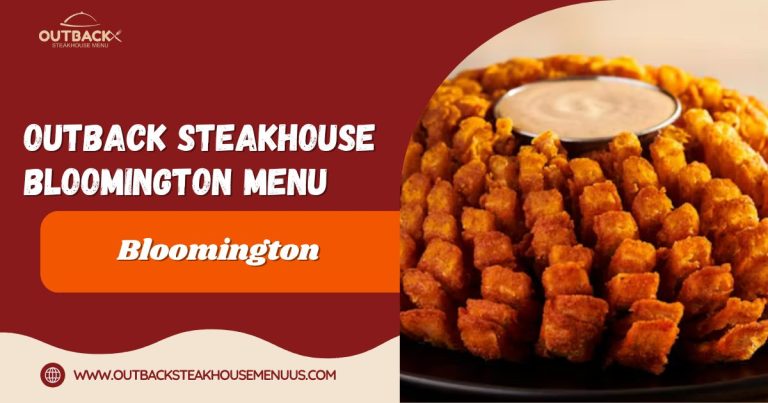 Outback Steakhouse Bloomington Menu